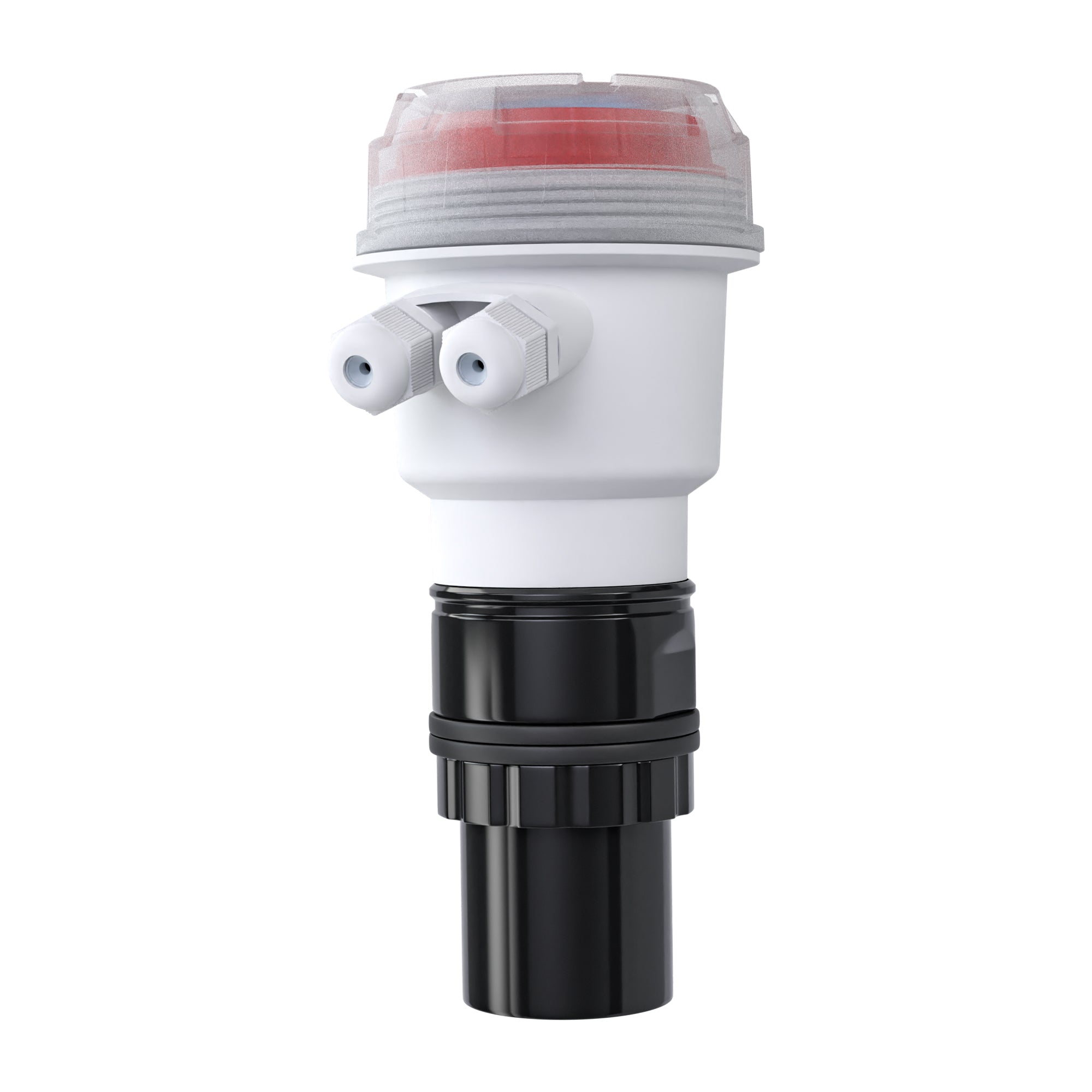 ULtrasonic level sensor Compact type Range:0-5m Output: 4-20mA two-wire Sensor:plastic Power supply:24V Medium:water Accuracy: 0.5%