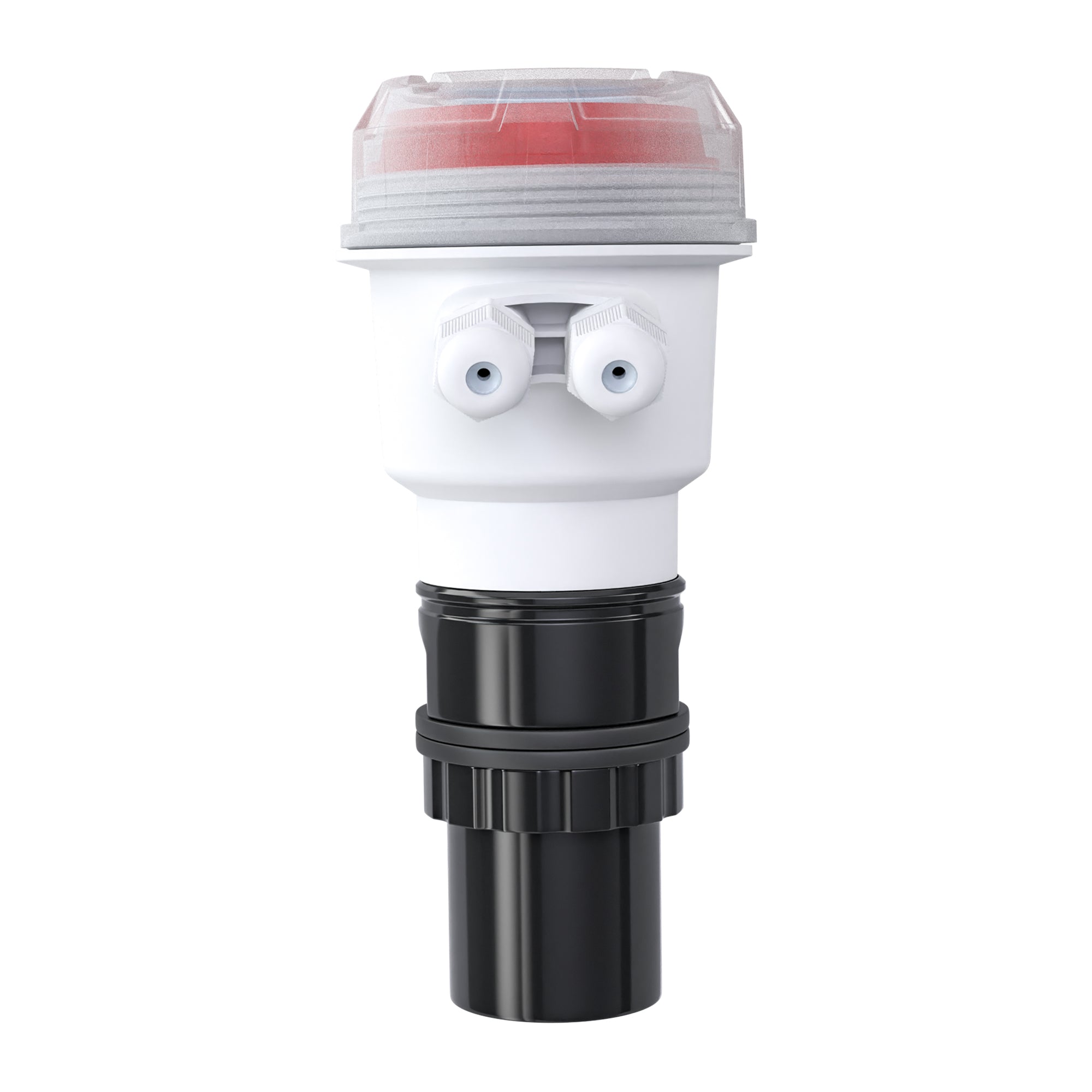 ULtrasonic level sensor Compact type Range:0-5m Output: 4-20mA two-wire Sensor:plastic Power supply:24V Medium:water Accuracy: 0.5%