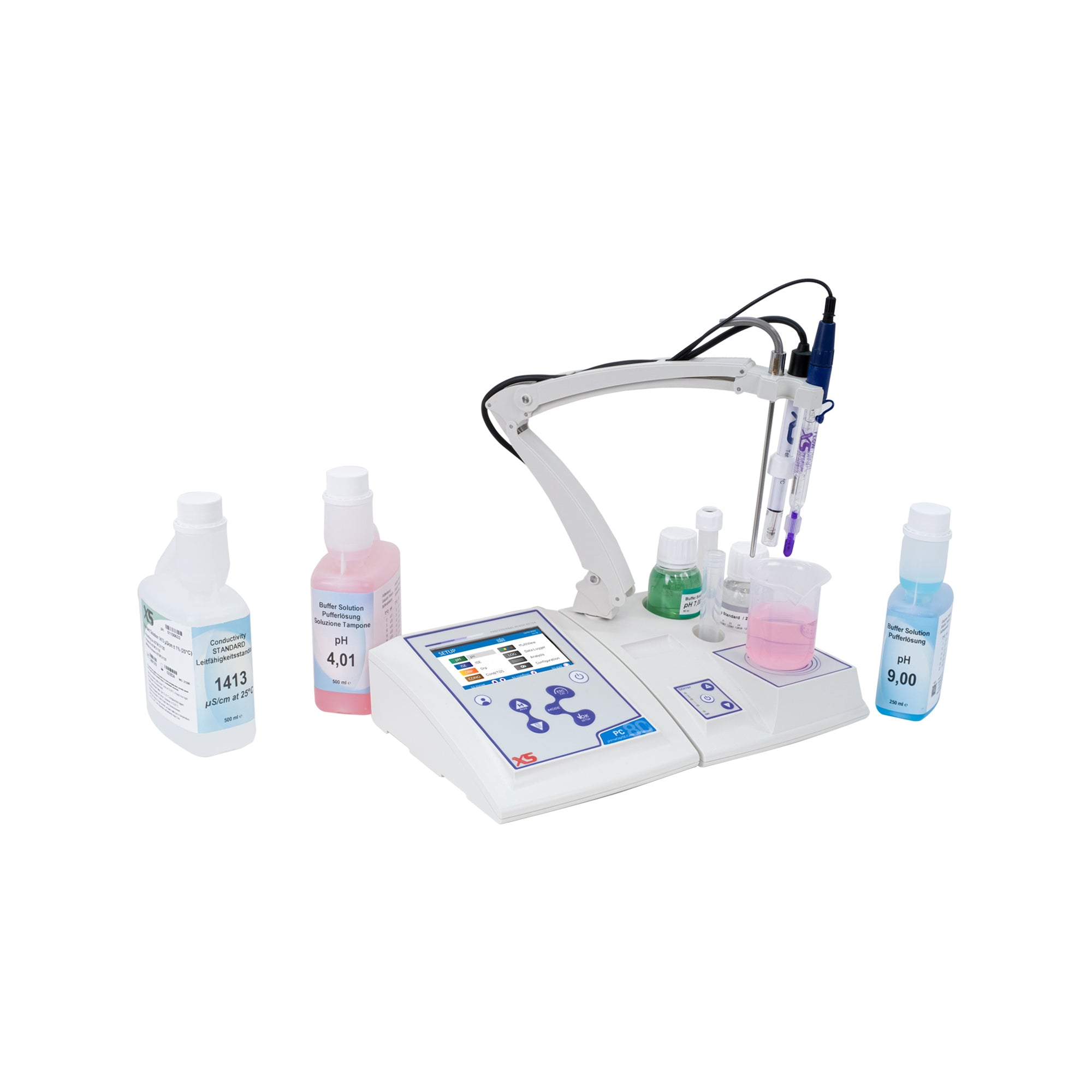 50104132 XS PC 8 PRO Stirrer - Bench multiparameter - Cell 2301 T - Electrode Standard DHS