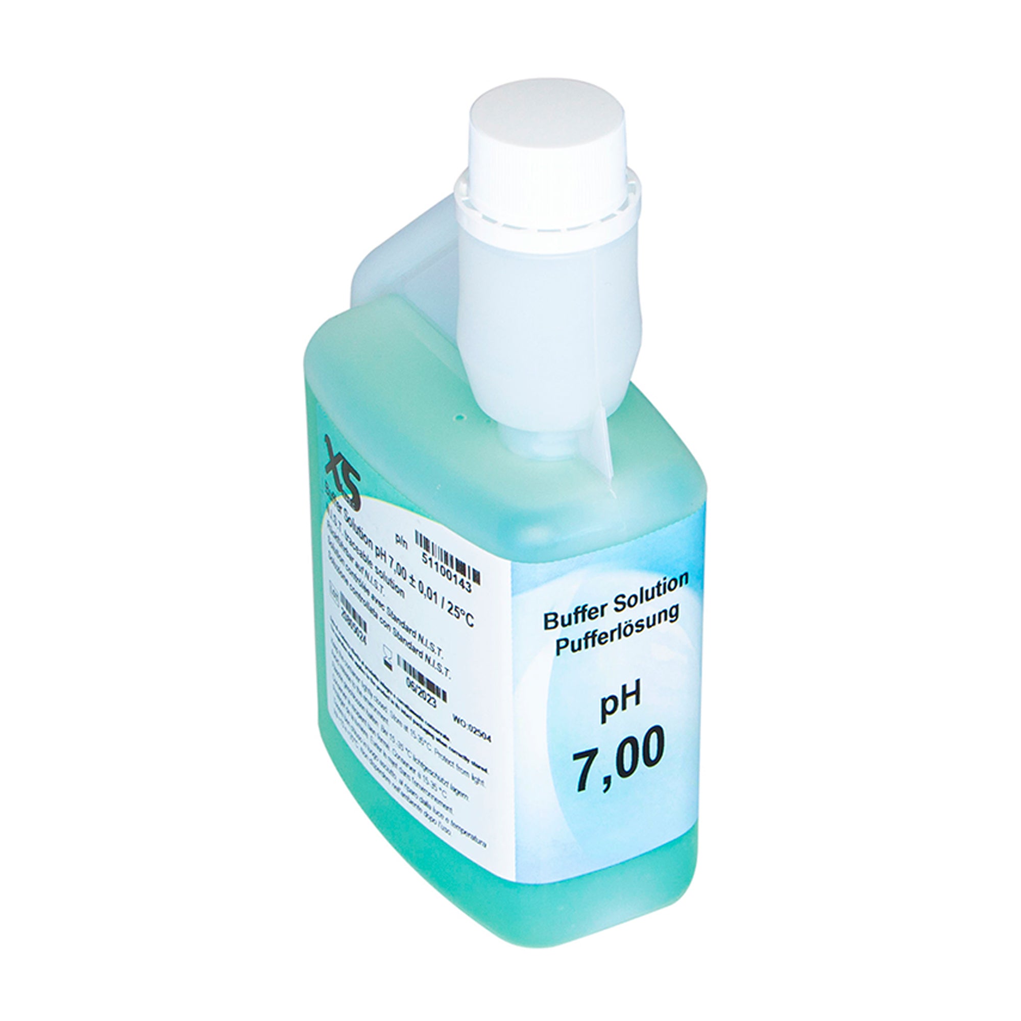 51100143 XS Basic pH 7.00 /25°C(green), 500 ml autocal bottle Test solution