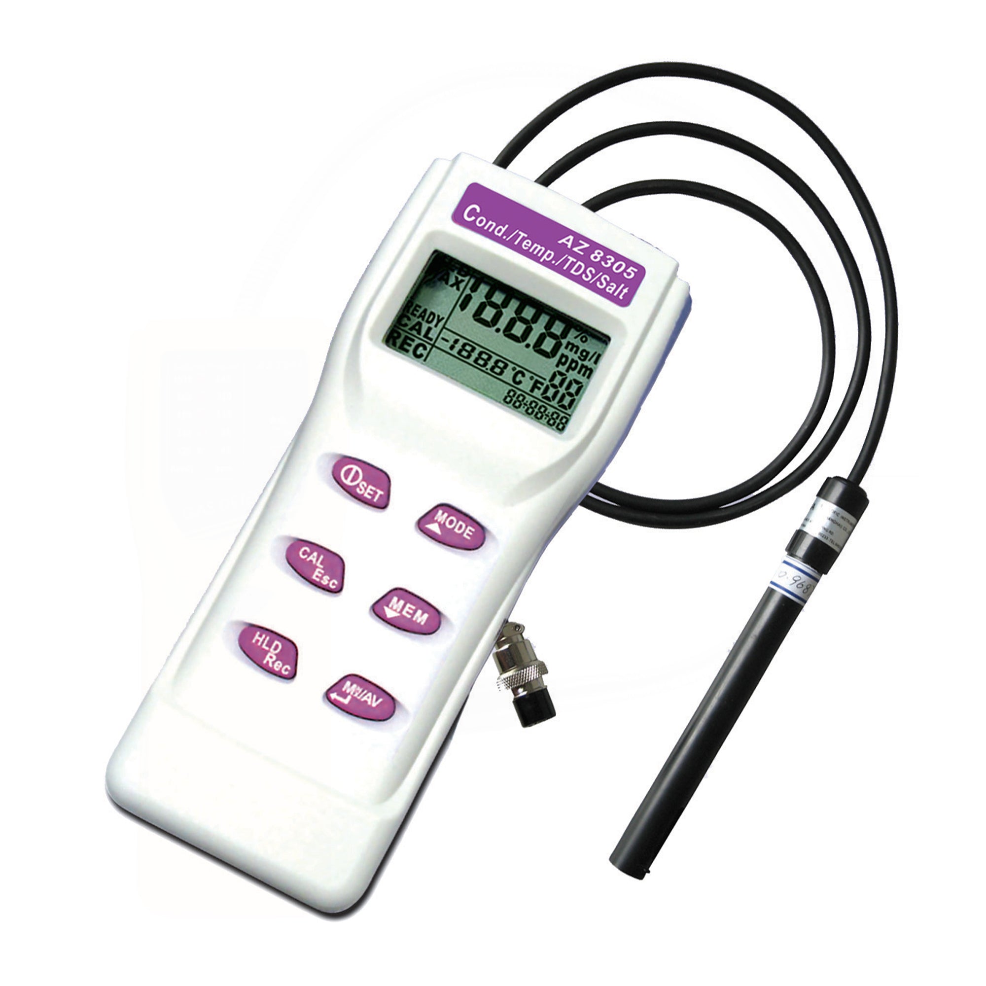 8301 AZ Portable Digital Water Quality Tester Electrical Conductivity Meter