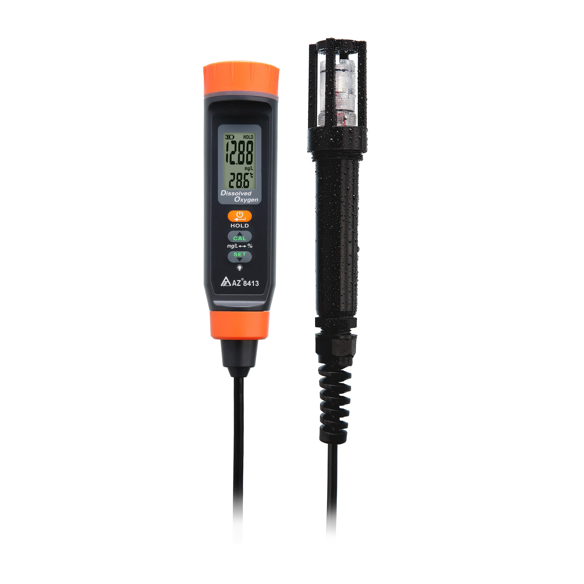 8413 AZ Dissolved Oxygen Pen with long cable probe