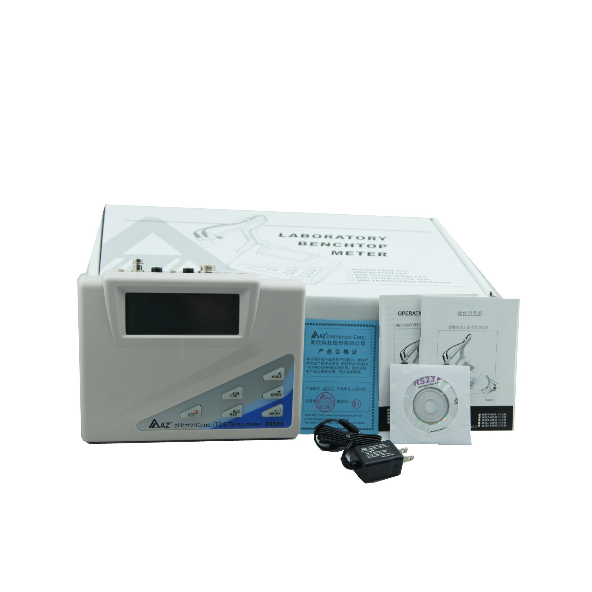 86501 AZ Accurate Digital Benchtop Water Quality pH Meter