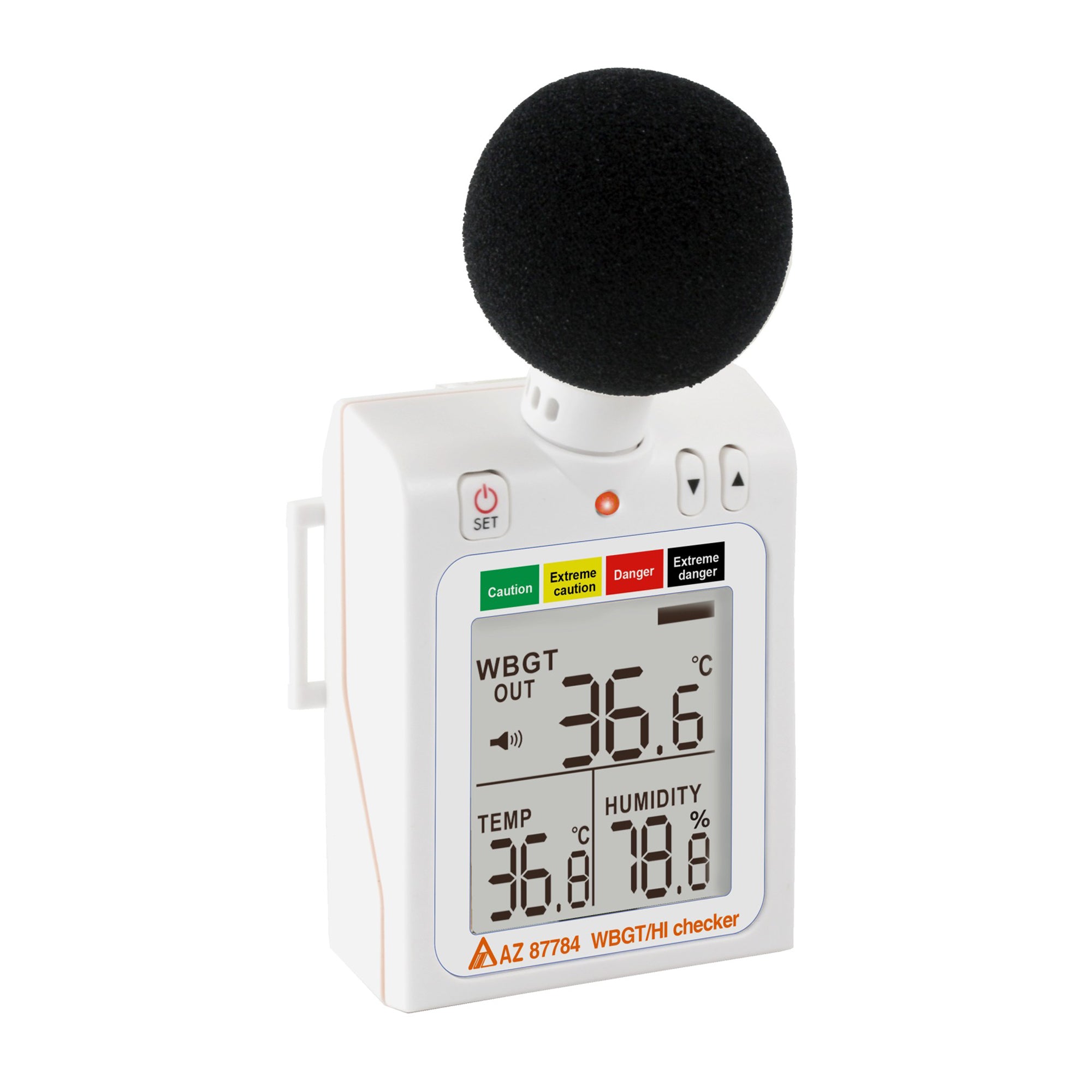 87784 AZ Wearable WBGT & Heat Index Checker