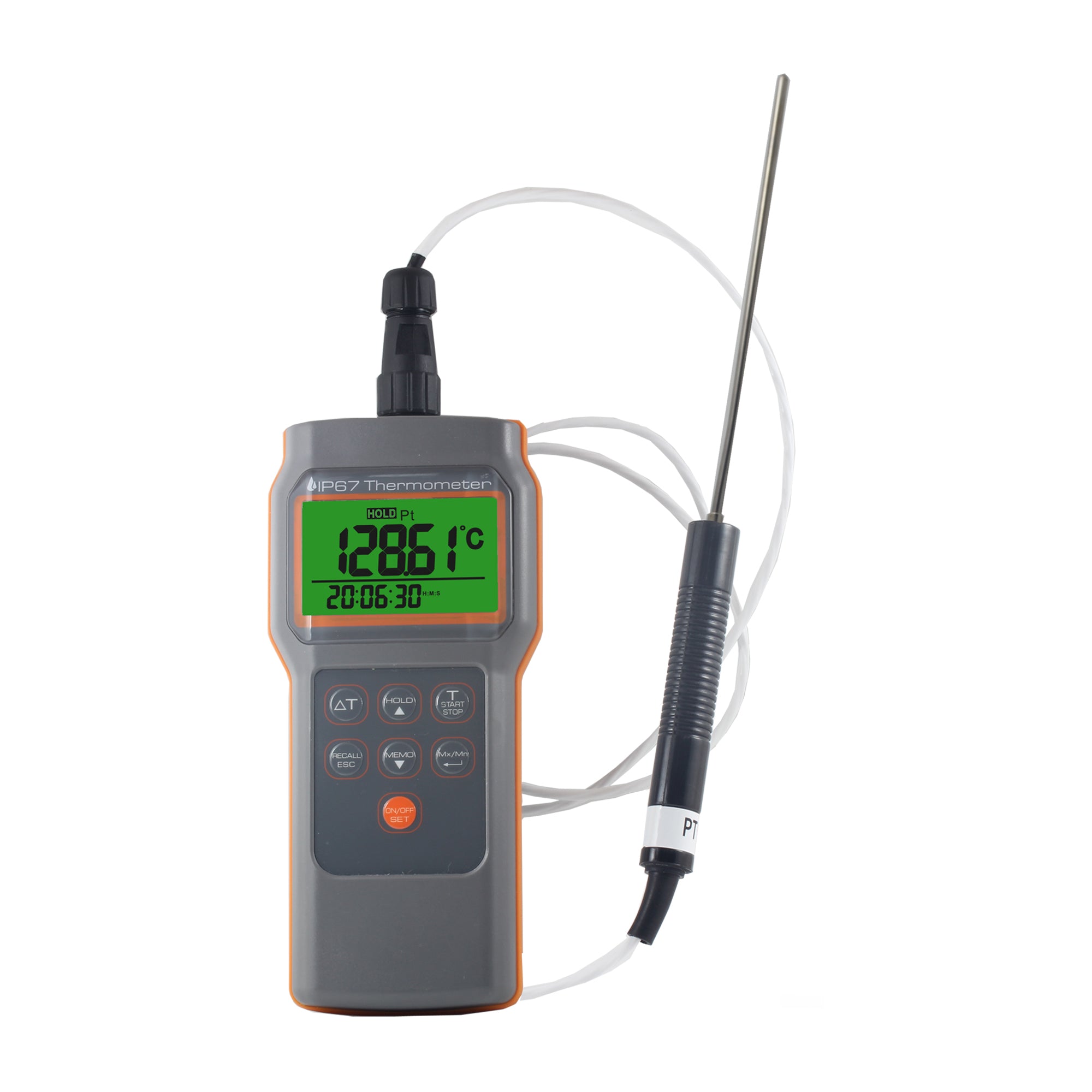 8822 IP67 HACCP Thermometer RTD Pt 100 Temperature Sensor with Memory Function