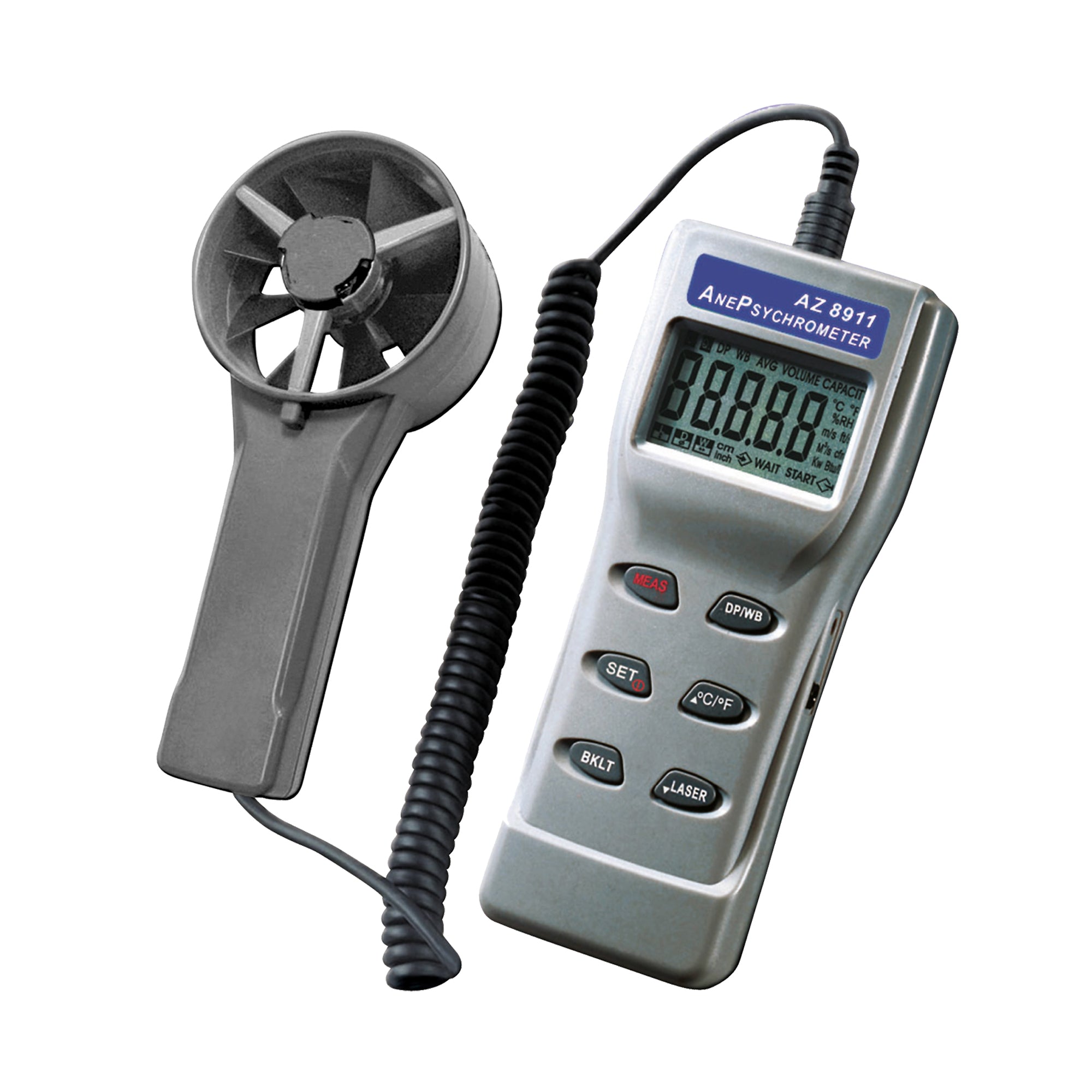8911 AZ Relative Humidity Anemometer