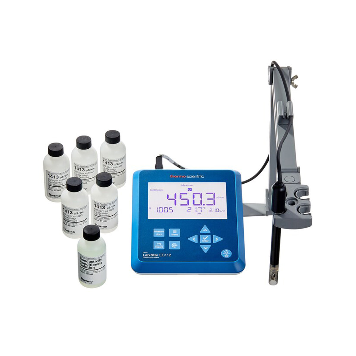 Orion Lab Star EC112 conductivity/salinity/TDS bench meter standard kit — display close-up