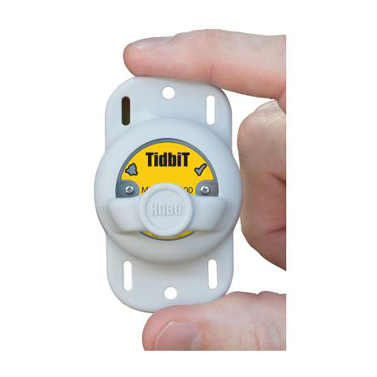 HOBO TidbiT MX Temperature 400-ft Data Logger — display close-up