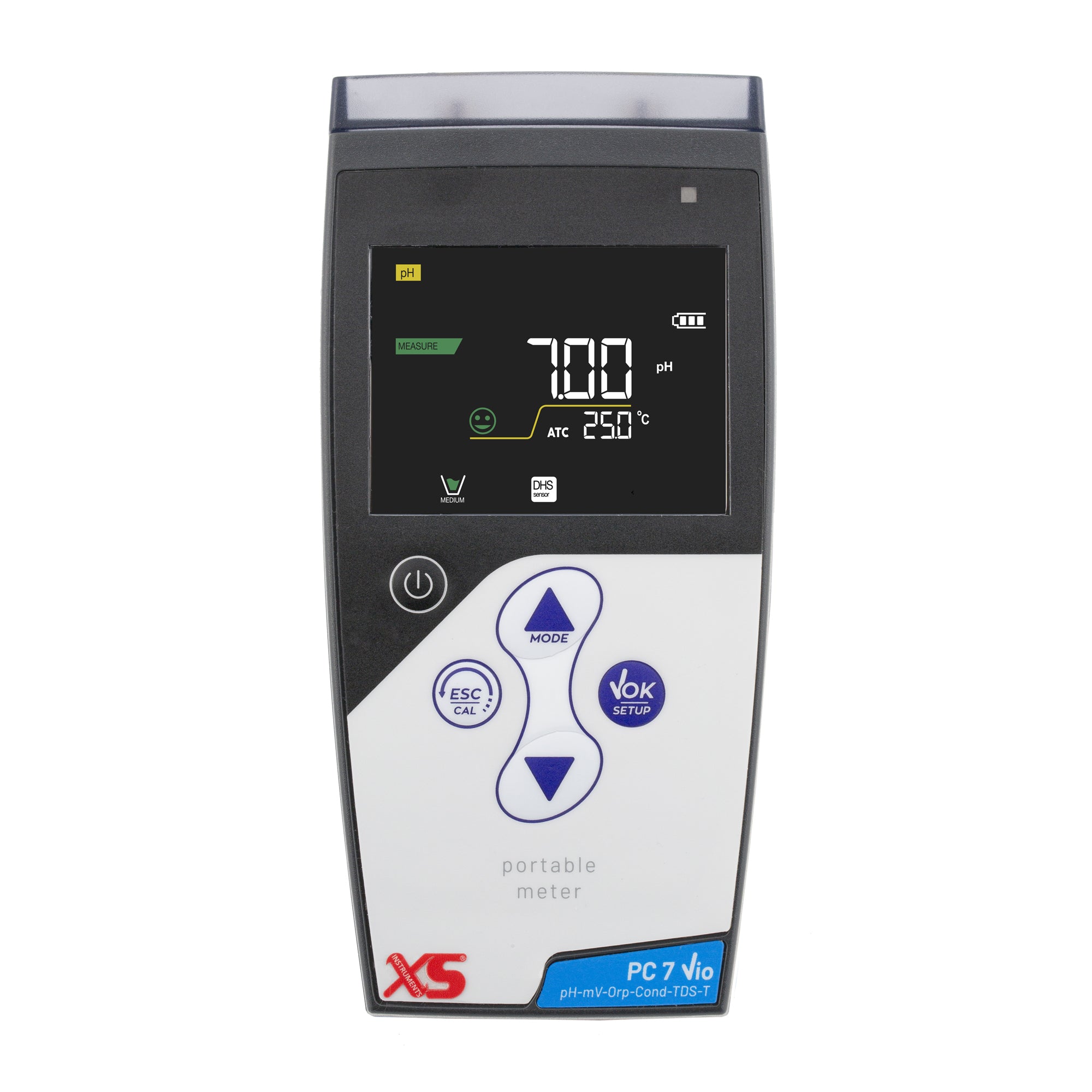 50110712 XS PC 7 Vio portable multiparameter meter - Electrode 201 T - Cell 2301 T