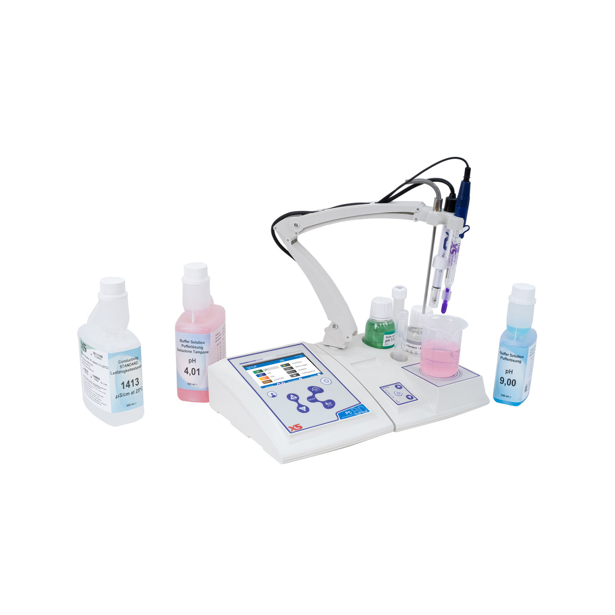 XS PC 8 PRO Stirrer - Bench multiparameter - Cell 2301 T - Electrode Standard DHS — display close-up