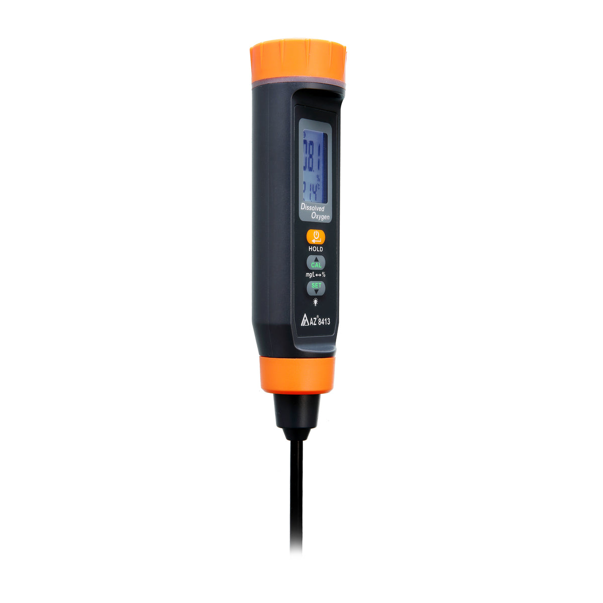 AZ Dissolved Oxygen Pen with long cable probe — probe detail