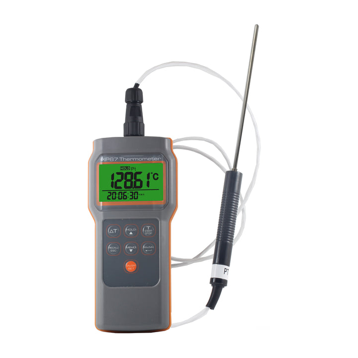 IP67 HACCP Thermometer RTD Pt 100 Temperature Sensor with Memory Function — main product view