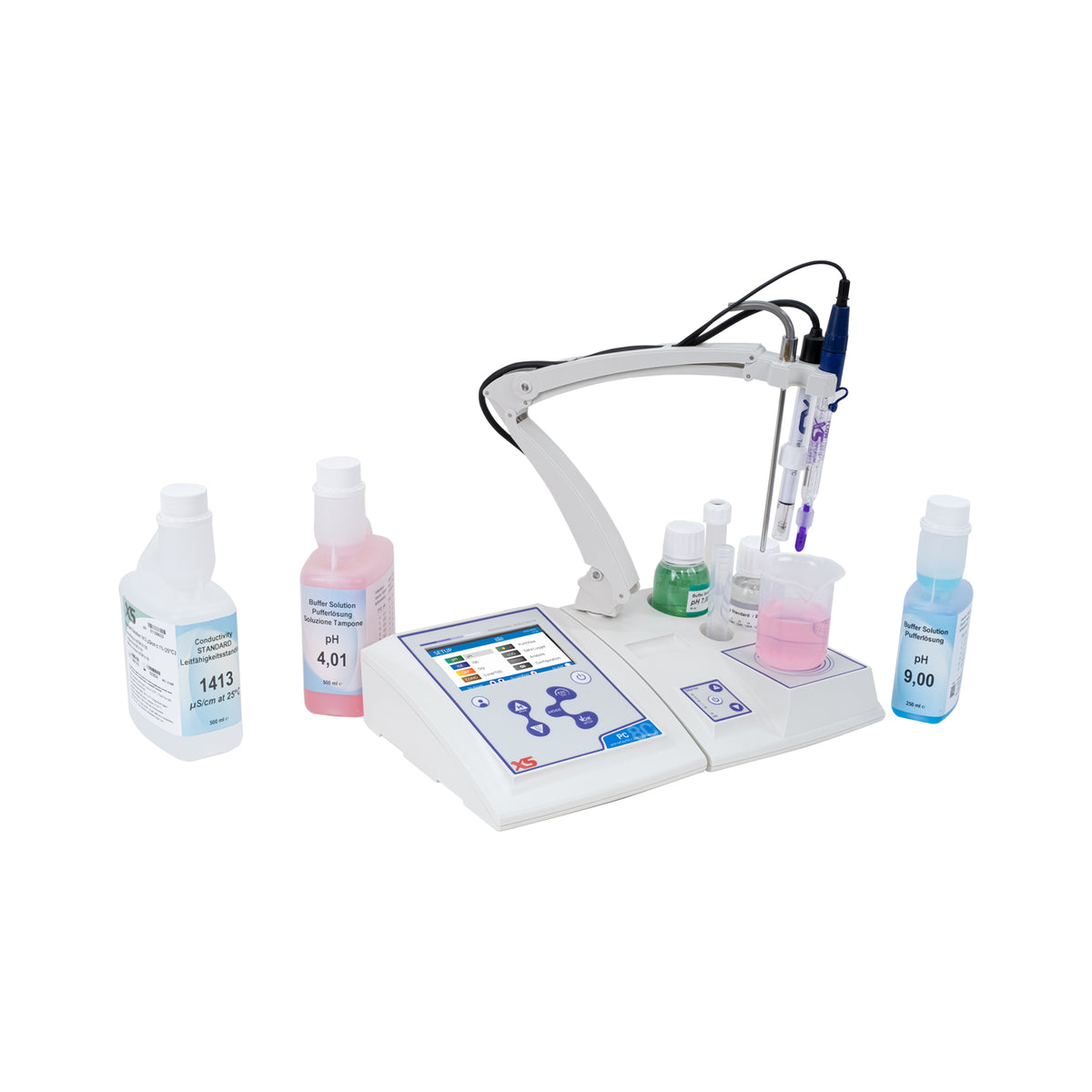 XS PC 80 PRO Stirrer - Bench multiparameter - Cell VPT1 - Electrode Standard DHS — display close-up